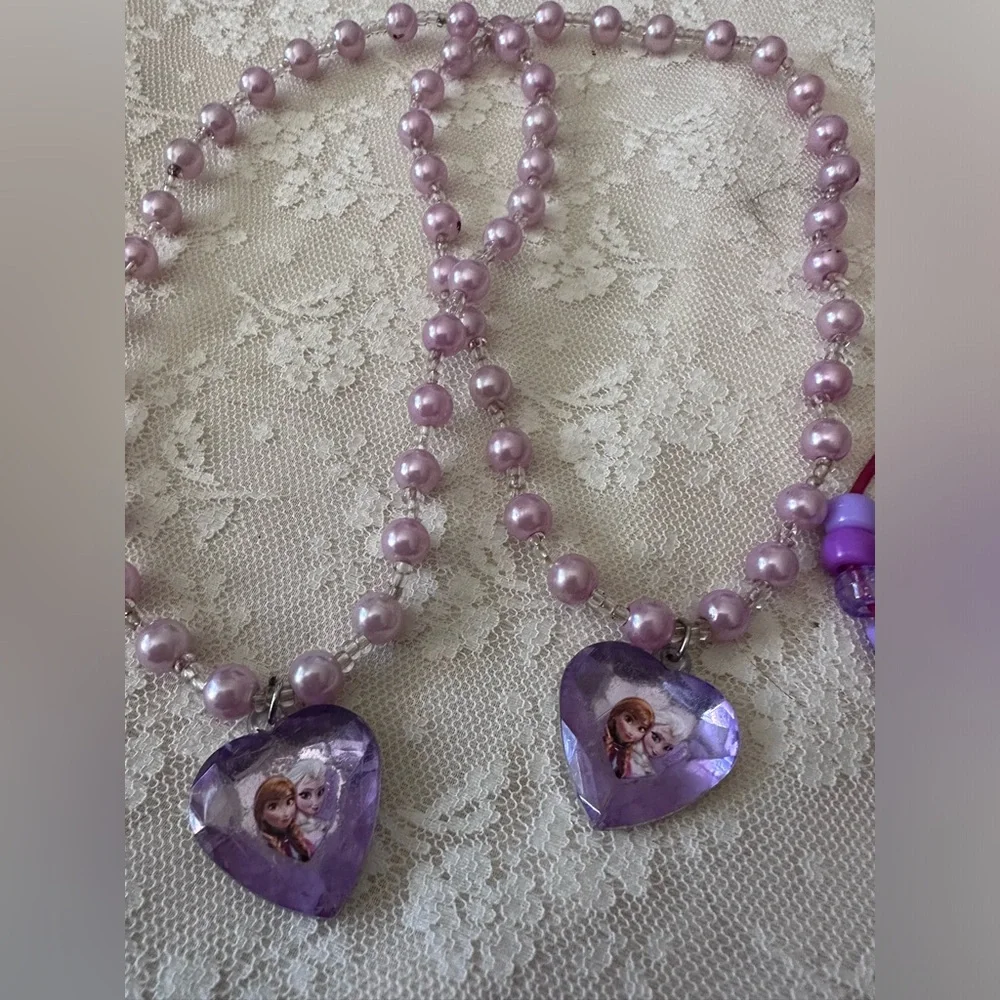 Girls Necklaces Lot of 7 pre owned